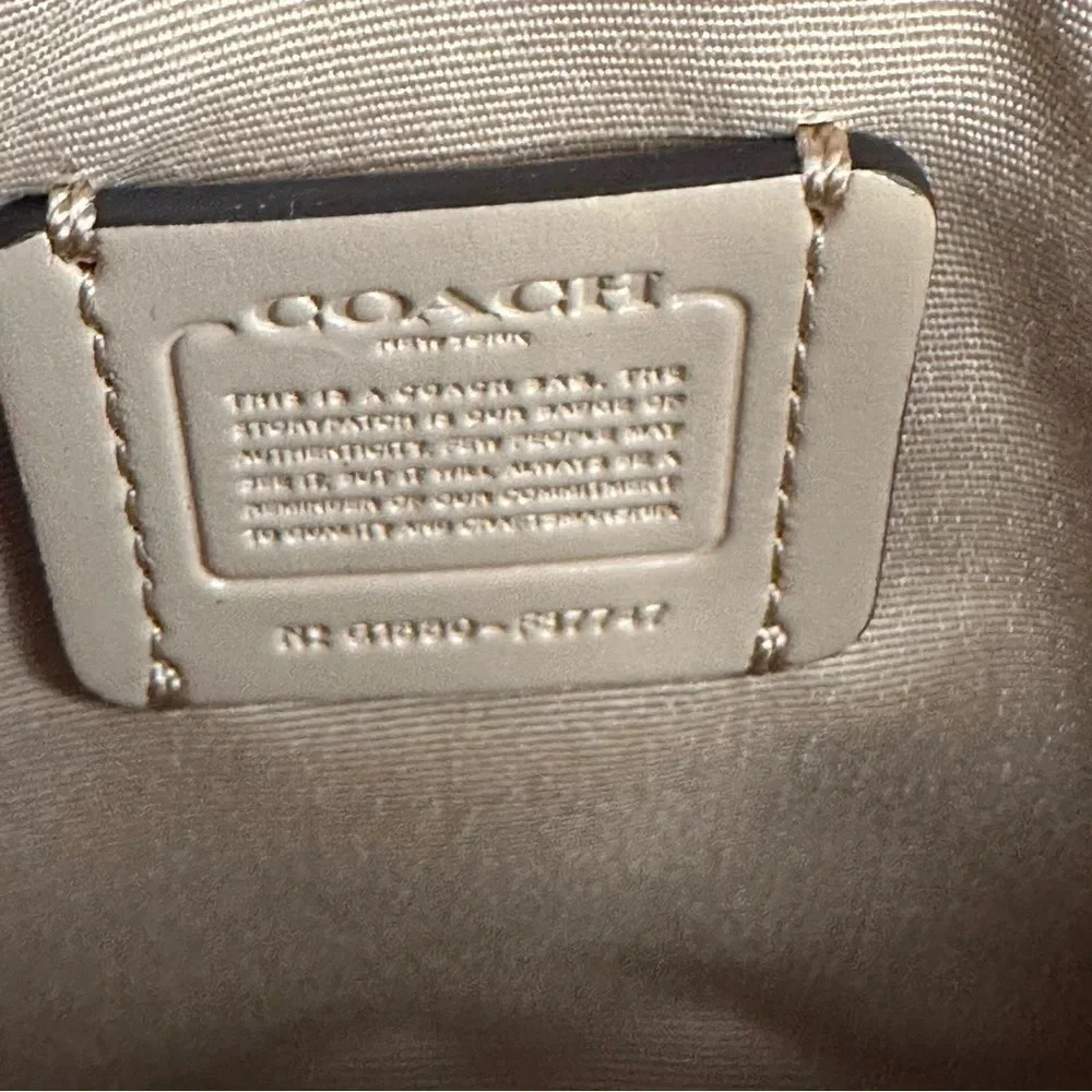Coach Micro Sparkle Limited Edition Bennett Gold Star Glitter Satchel - Picture 12 of 13